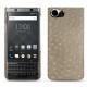 Funda de piel Blackberry Keyone - Autruche desert