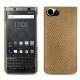 Coque cuir Blackberry Keyone - Serpent sabbia