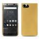 Blackberry Keyone leather cover - Or Maïa ( Pantone 871C ) 