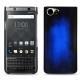 Coque cuir Blackberry Keyone - Bleu Patine