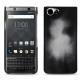Coque cuir Blackberry Keyone - Gris Patine