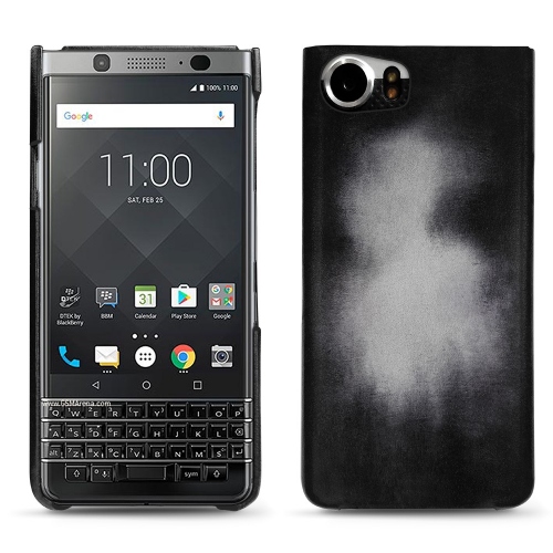가죽 커버 Blackberry KeyoneGris Patine