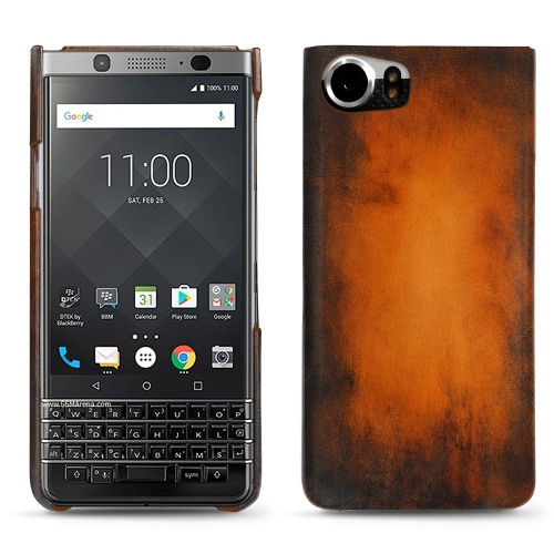 Custodia in pelle Blackberry KeyoneFauve Patine