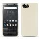 Coque cuir Blackberry Keyone - Blanc ( Nappa - White ) 