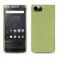 レザーケース Blackberry Keyone - Vert olive ( Nappa - Pantone 578U ) 