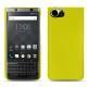 Custodia in pelle Blackberry Keyone - Jaune fluo