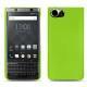 Coque cuir Blackberry Keyone - Vert fluo