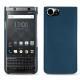 Blackberry Keyone leather cover - Blu mediterran