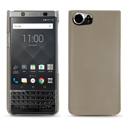 가죽 커버 Blackberry KeyoneDarboun sabla ( Pantone #BCB1A1 )