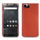 Capa em pele Blackberry Keyone - Arange clouquié