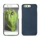 Huawei P10 leather cover - Jean vintage ( Roughtcut - Pantone 285U  ) 
