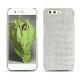 Huawei P10 leather cover - Crocodile milk
