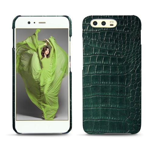 Funda de piel Huawei P10Crocodile pino ( Pantone #173F35 ) 