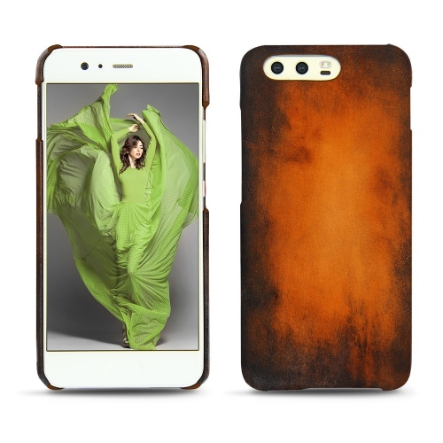 Funda de piel Huawei P10Fauve Patine