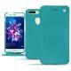 Housse cuir Huawei Honor 8 Pro - Bleu fluo