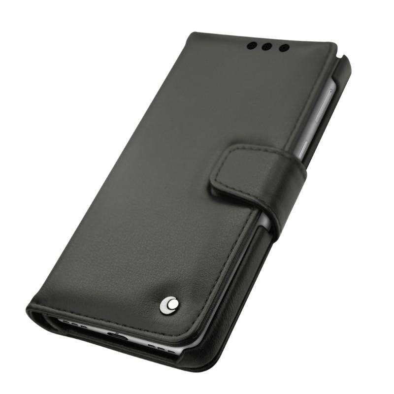 Capa em pele Blackberry Keyone