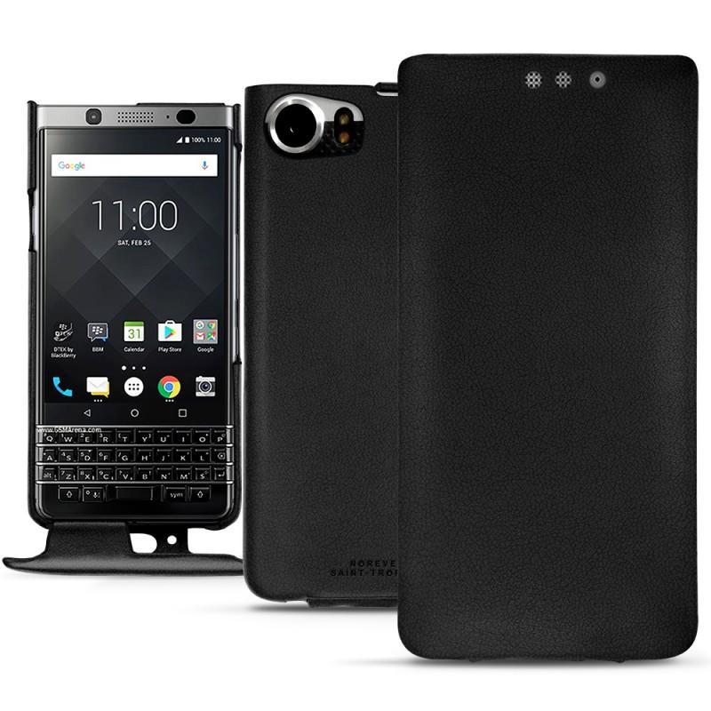Blackberry Keyone leather case - Noir PU