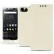 Housse cuir Blackberry Keyone - Blanc PU