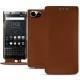 Custodia in pelle Blackberry Keyone - Marron PU