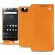 Housse cuir Blackberry Keyone - Orange ( Nappa - Pantone 1495U ) 