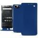 Housse cuir Blackberry Keyone - Bleu océan ( Nappa - Pantone 293C ) 