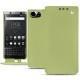 Housse cuir Blackberry Keyone - Vert olive ( Nappa - Pantone 578U ) 