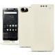 レザーケース Blackberry Keyone - Ivoire ( Sleek P C12 - White ) 