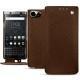 Housse cuir Blackberry Keyone - Châtaigne ( Pantone 476C ) 