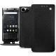 Blackberry Keyone leather case - Ebène ( Sleek P C12 - Black ) 