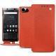 Blackberry Keyone leather case - Papaye ( Pantone 180C ) 