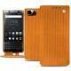 Housse cuir Blackberry Keyone - Abaca arancio