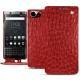 Blackberry Keyone leather case - Autruche ciliegia
