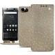 Blackberry Keyone leather case - Autruche desert