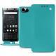 Capa em pele Blackberry Keyone - Bleu fluo