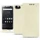 Lederschutzhülle Blackberry Keyone - Blanc escumo