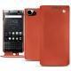 Blackberry Keyone leather case - Arange clouquié