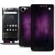 Lederschutzhülle Blackberry Keyone - Violet Patine