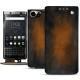 Housse cuir Blackberry Keyone - Marron Patine