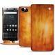 Blackberry Keyone leather case - Orange Patine