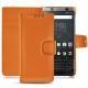 Capa em pele Blackberry Keyone - Orange PU
