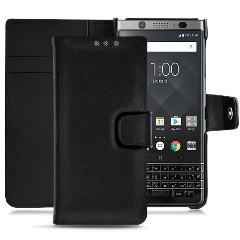 Lederschutzhülle Blackberry Keyone - Noir PU