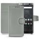 Lederschutzhülle Blackberry Keyone - Gris PU