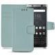 Blackberry Keyone leather case - Bleu Ciel PU
