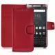 Custodia in pelle Blackberry Keyone - Rouge PU