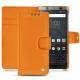 レザーケース Blackberry Keyone - Orange ( Nappa - Pantone 1495U ) 