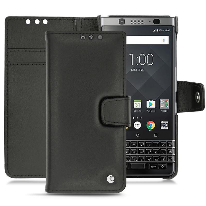 Housse cuir Blackberry Keyone