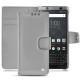 Housse cuir Blackberry Keyone - Gris ( Nappa - Pantone W428C ) 