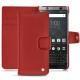Housse cuir Blackberry Keyone - Rouge ( Nappa - Pantone 199C ) 