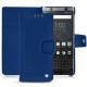 Funda de piel Blackberry Keyone - Bleu océan ( Nappa - Pantone 293C ) 