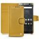 Capa em pele Blackberry Keyone - Mimosa ( Pantone 141C ) 